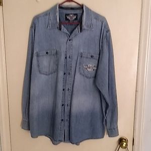 Genuine Harley Davidson Denim Shirt